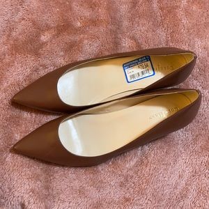 women's dress shoe with half heel